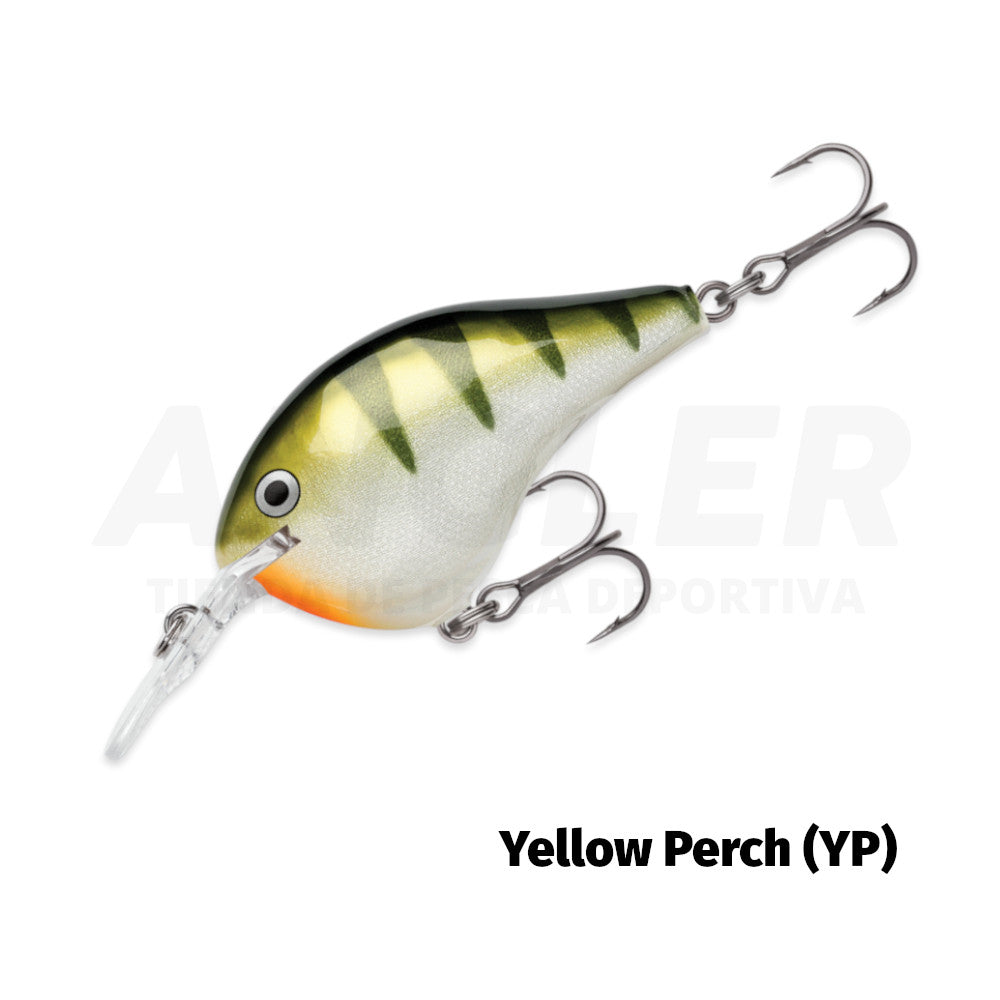 Señuelo Rapala DT06 (Dives To) Crankbait en Balsa para Trolling y Casting