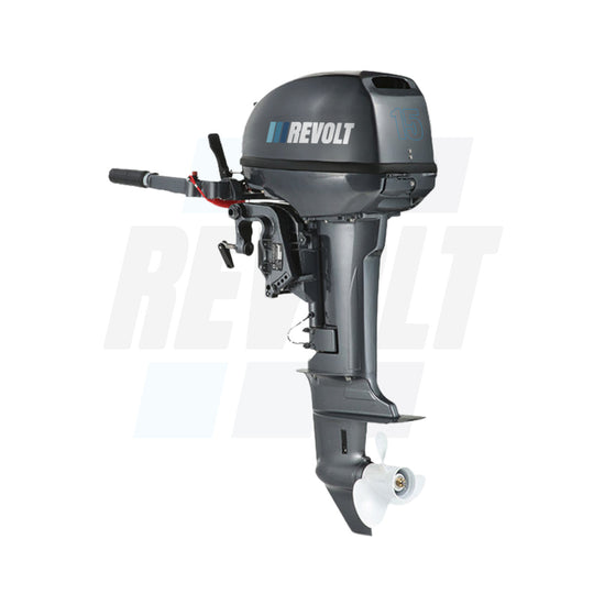 Motor Fuera de Borda Revolt 15HP a 4 Tiempos con Tanque Externo de 24L