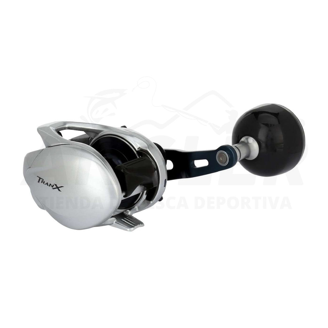 Carrete Shimano Tranx 400 con Manilla de Poder 7.2:1 Freno