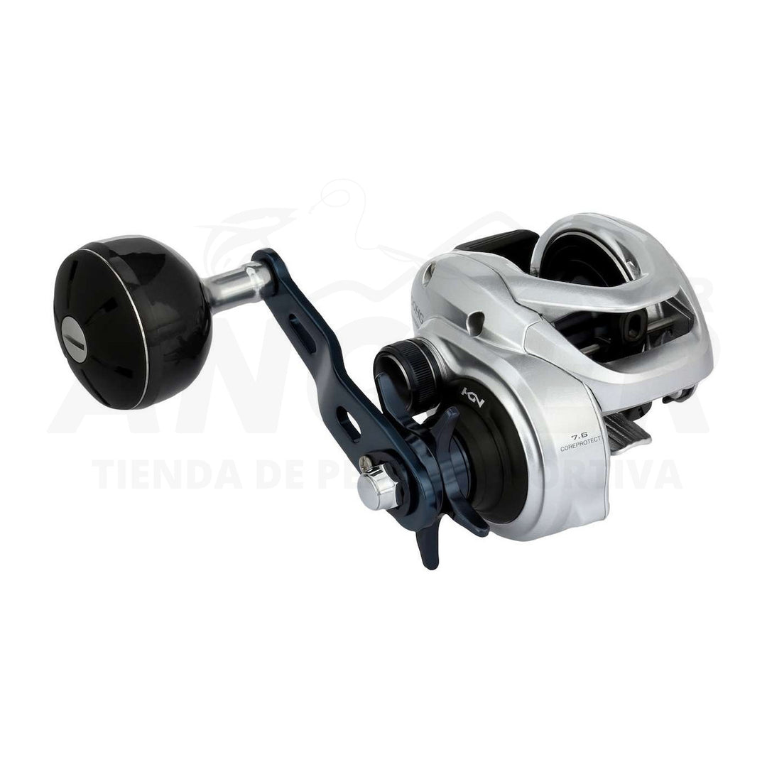 Carrete Shimano Tranx 400 con Manilla de Poder 7.2:1 Freno