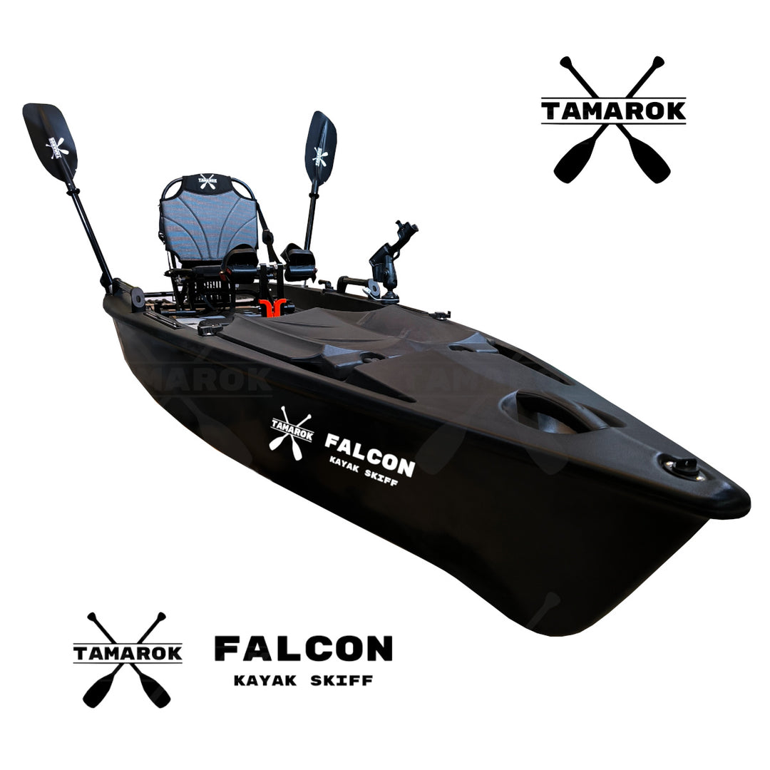 kayak de pesca a pedales Kayak de Pesca Tamarok Falcon Skiff con Opción de Pedales y Motor