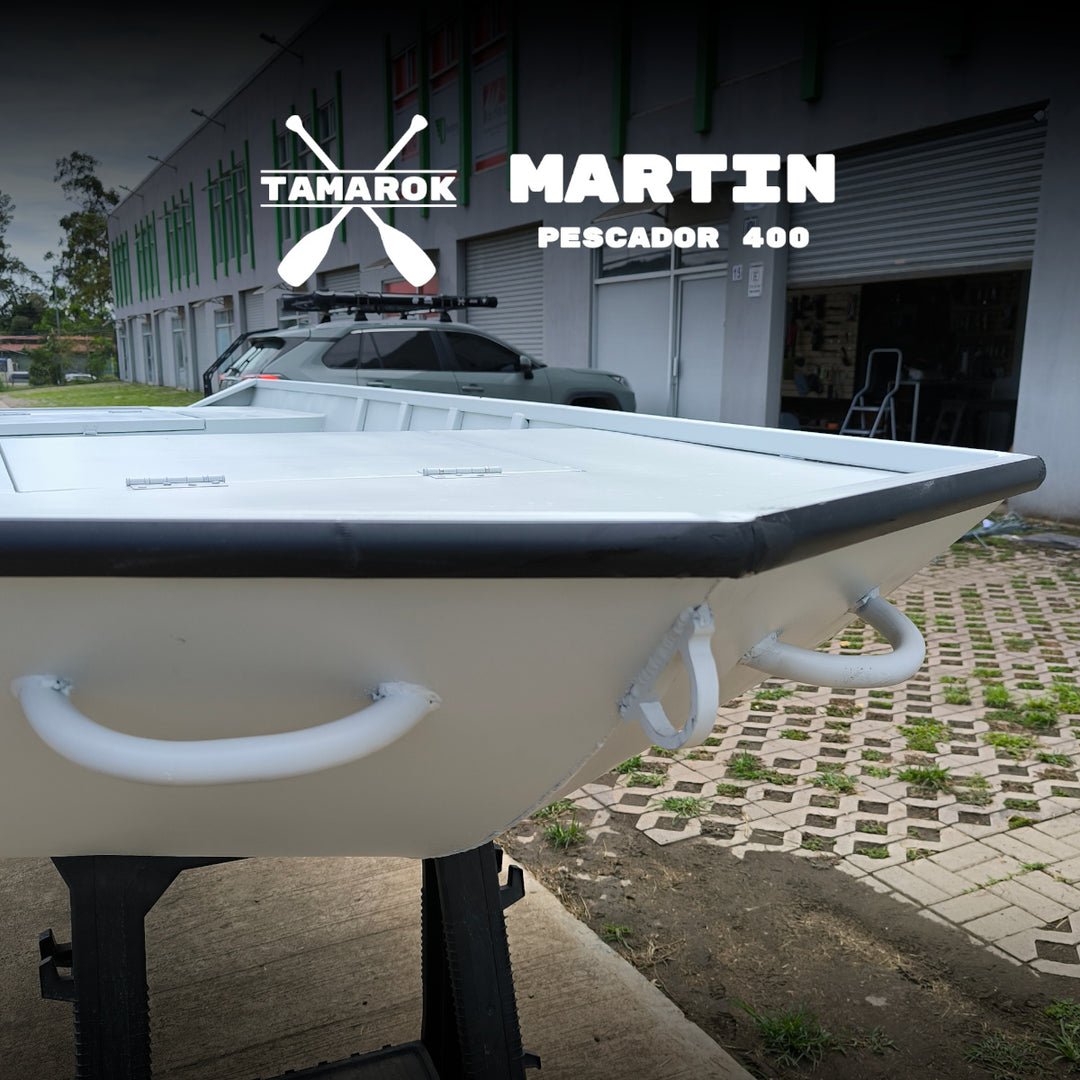 Bote Tamarok Martin, Lancha Pantanera en Aluminio Soldado