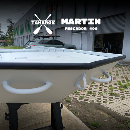 Bote Tamarok Martin, Lancha Pantanera en Aluminio Soldado