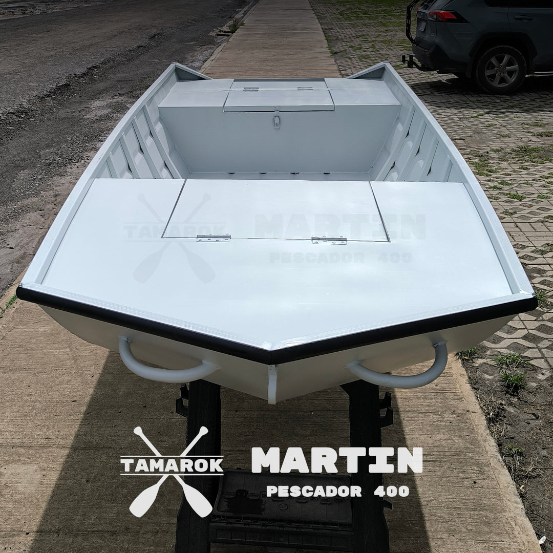 Bote Tamarok Martin, Lancha Pantanera en Aluminio Soldado