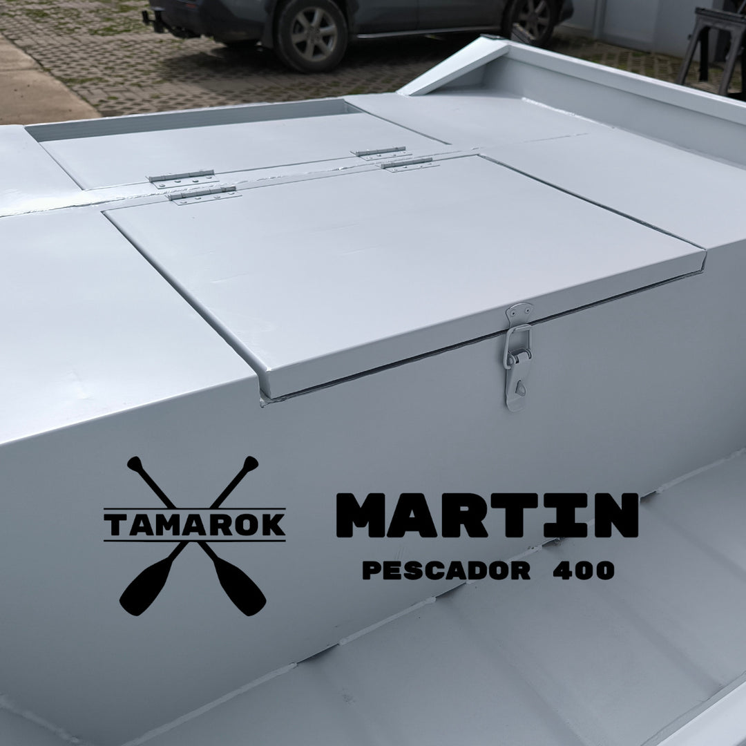 Bote Tamarok Martin, Lancha Pantanera en Aluminio Soldado