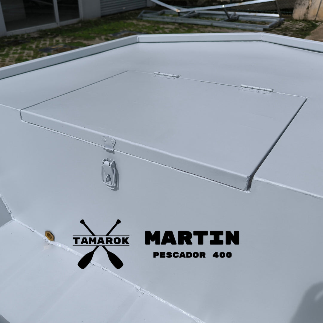 Bote Tamarok Martin, Lancha Pantanera en Aluminio Soldado