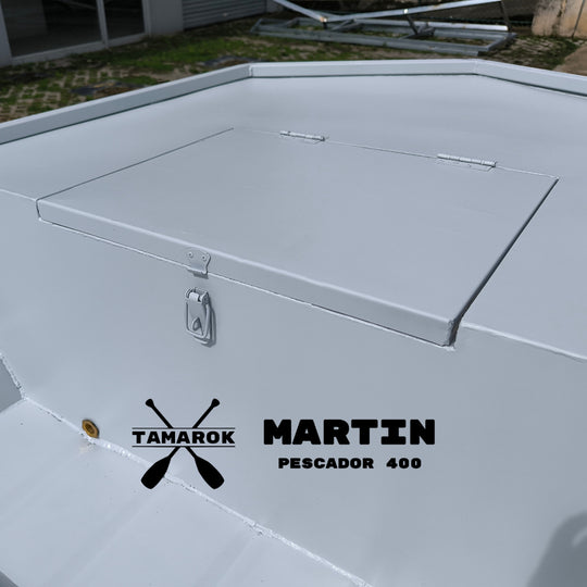 Bote Tamarok Martin, Lancha Pantanera en Aluminio Soldado