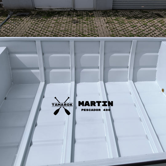 Bote Tamarok Martin, Lancha Pantanera en Aluminio Soldado