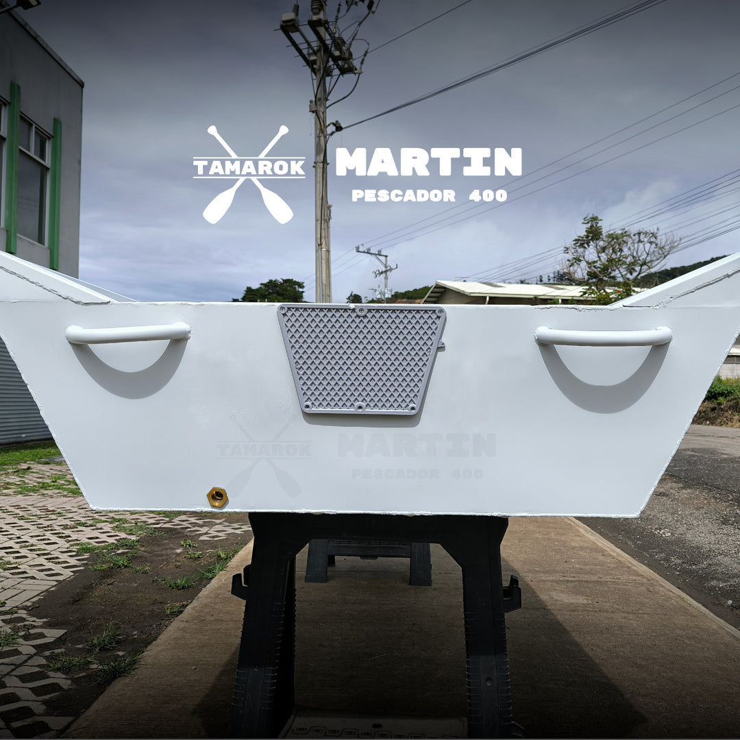 Bote Tamarok Martin, Lancha Pantanera en Aluminio Soldado