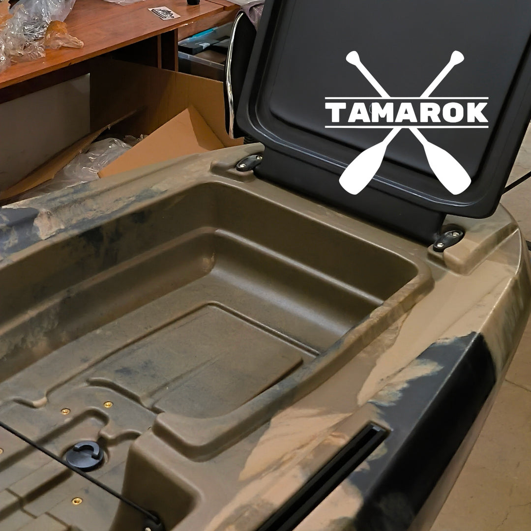 Kayak de Pesca Tamarok Panzer Tank con Pedales y Propulsión a Motor - 2da Gen