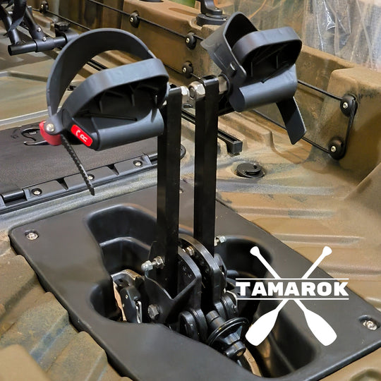 Kayak de Pesca Tamarok Panzer Tank con Pedales y Propulsión a Motor - 2da Gen