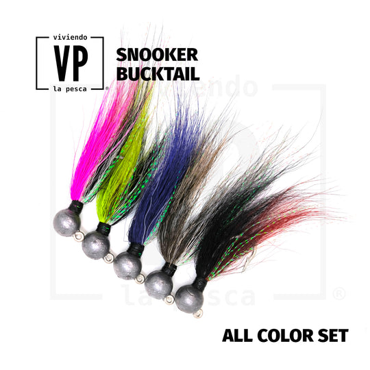 Señuelo Plumero VP Snooker Bucktail Jig en 21g, 14g y 10g