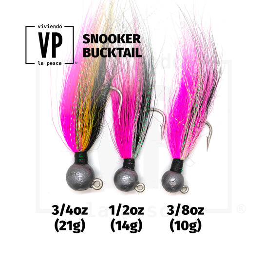 Señuelo Plumero VP Snooker Bucktail Jig en 21g, 14g y 10g