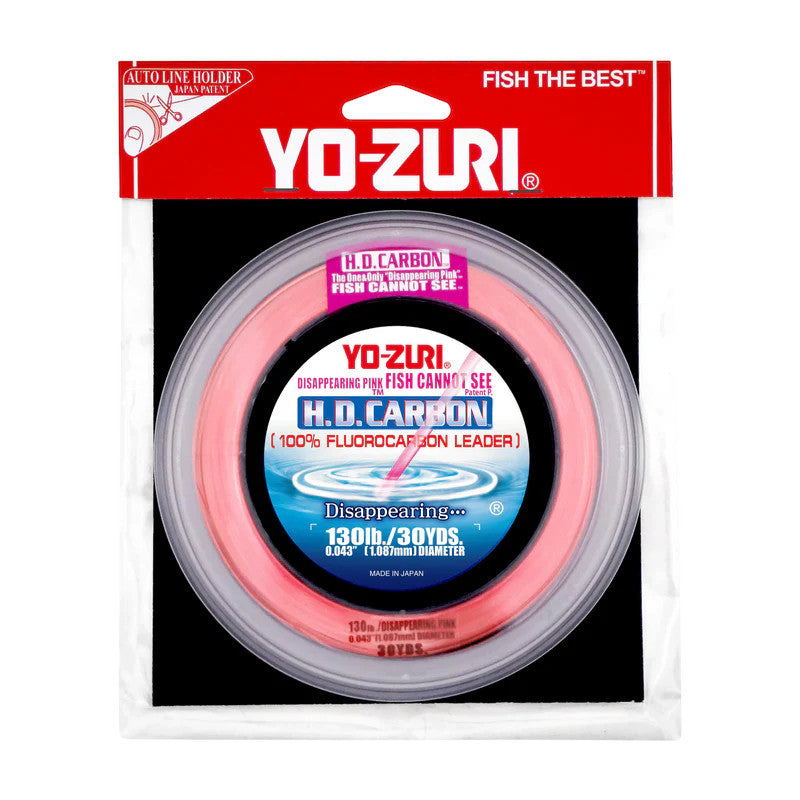 Leader Yo-Zuri HD Pink Fluorocarbon - Rollo de 30m