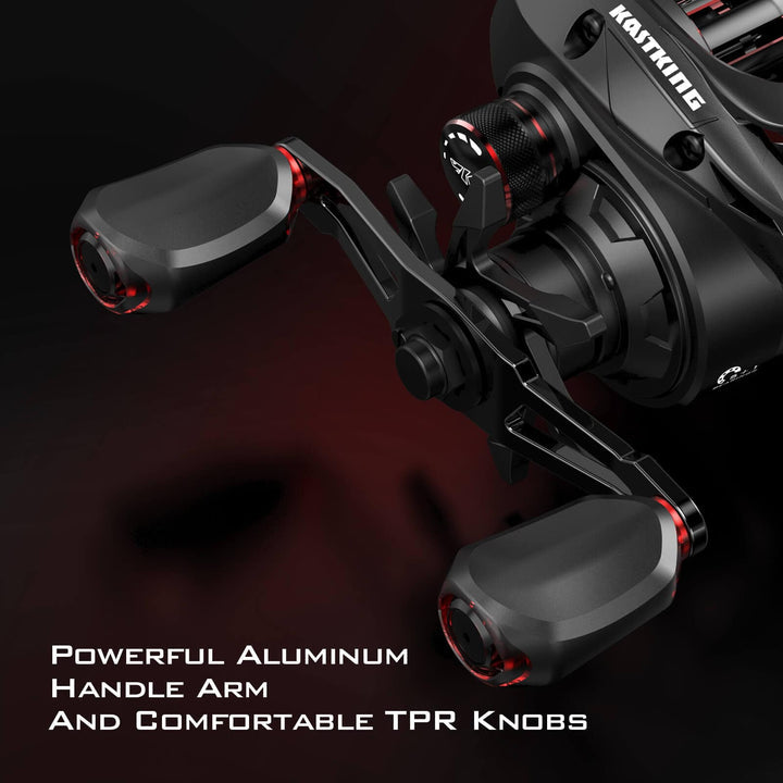 Carrete KastKing Brutus II en Baitcasting 7.2:1 con 8kg de Freno