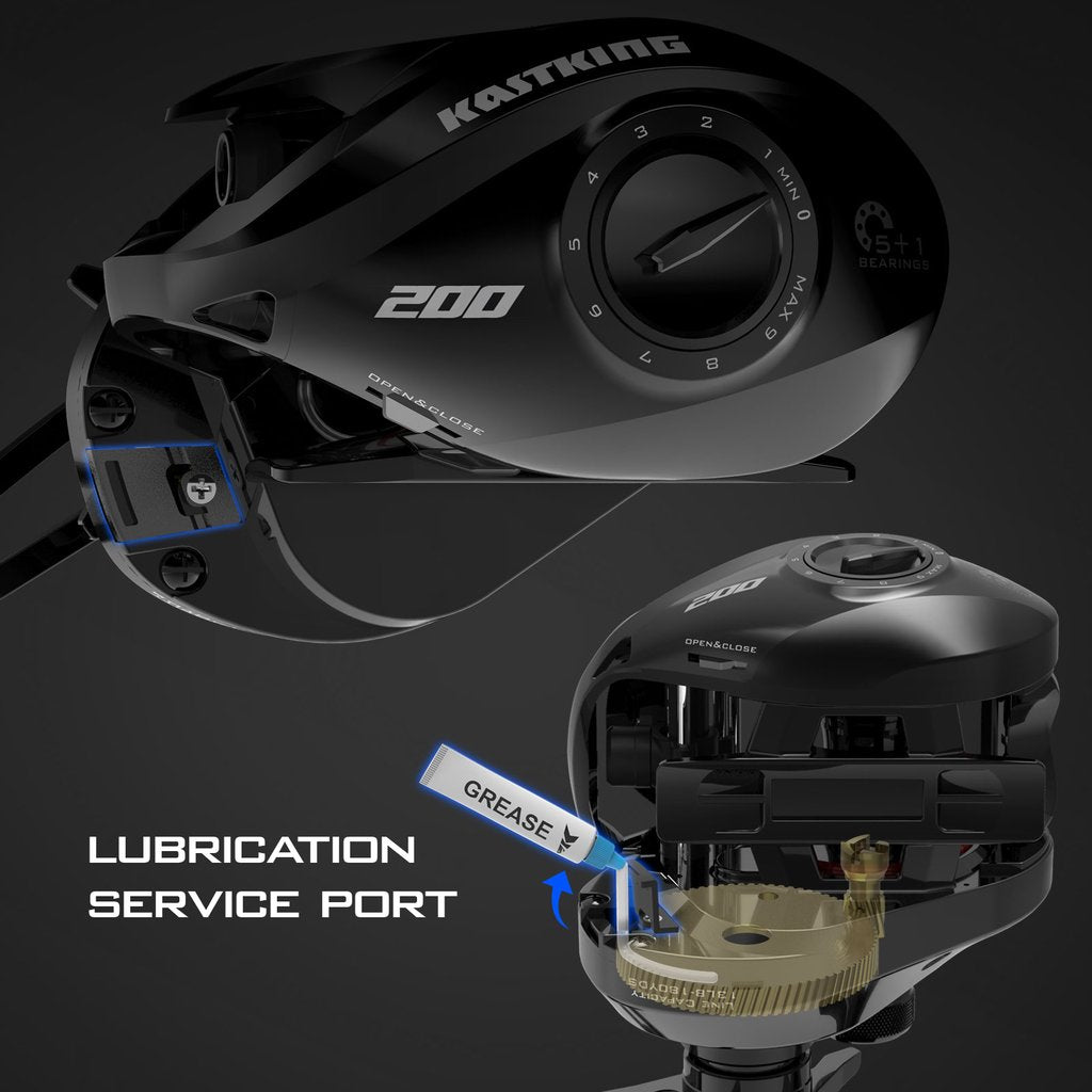 Carrete KastKing Royale Legend II 200 Baitcasting - Saltwater Ready