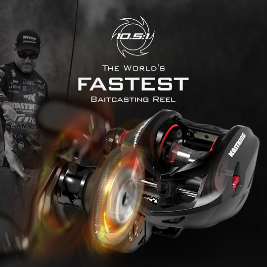Carrete KastKing Speed Demon Elite para Baitcasting - 10.5