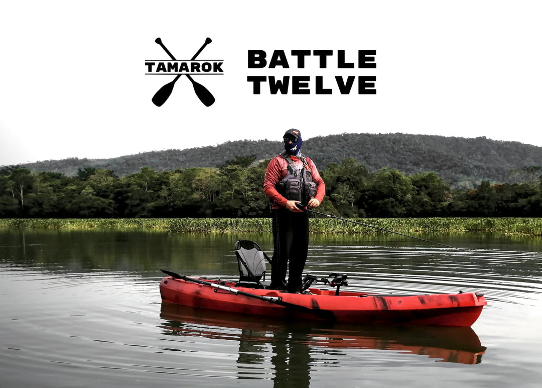Kayak de Pesca Tamarok Battle Cruiser con Pedales 100% Equipado - 3era Gen