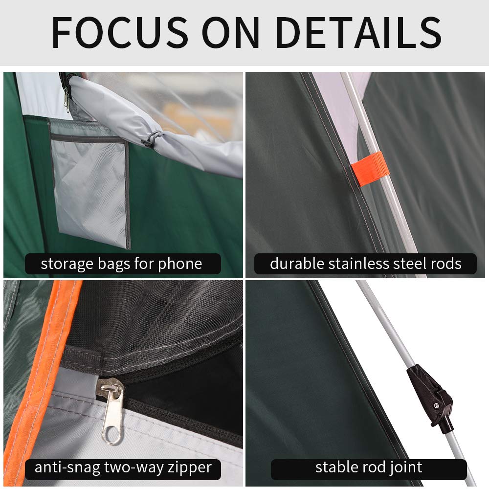 Tienda de Acampar Chanodug para 3 personas Súper Ventilada