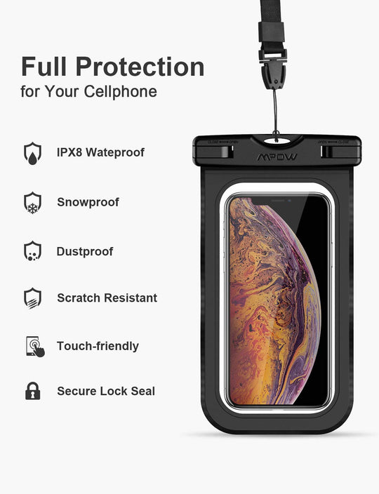 Bolsa Seca para Celular Universal con Resistencia al Agua IPX8