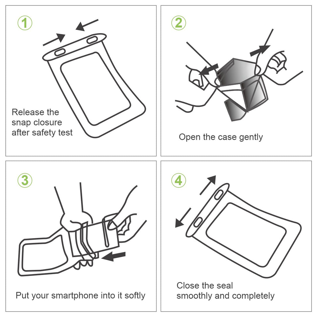 Bolsa Seca para Celular Universal con Resistencia al Agua IPX8