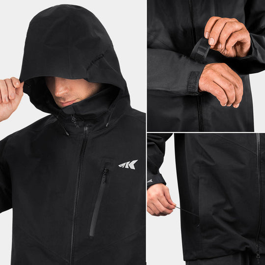 Jacket Raincoat KastKing Deflektor contra Agua con Gorro