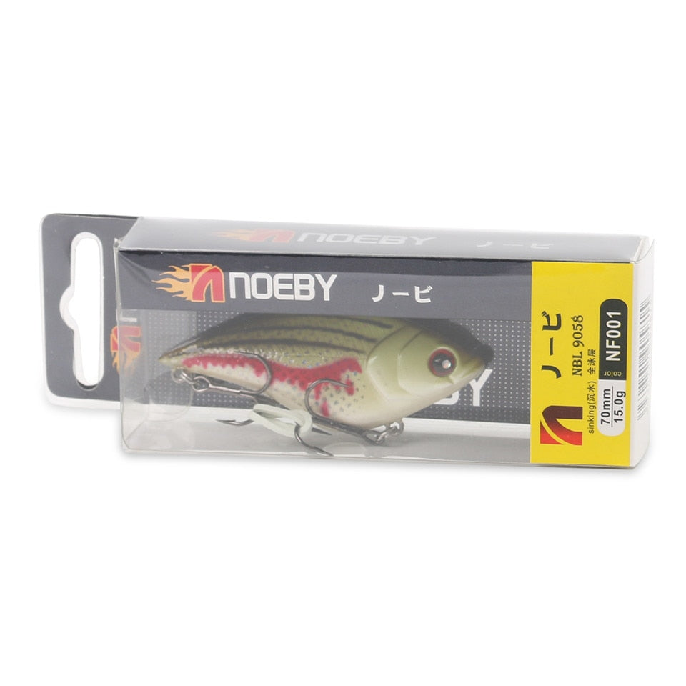 Señuelo Noeby Crankbait Lipless 7cm/15g con triples BBK