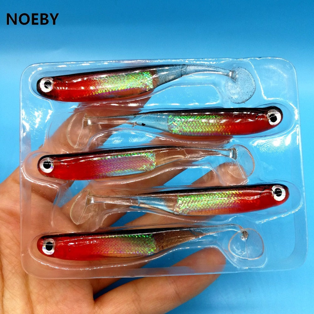 Señuelo Noeby Suave Alevín Real 3D Cola Shad - 7.5cm y 11.5cm