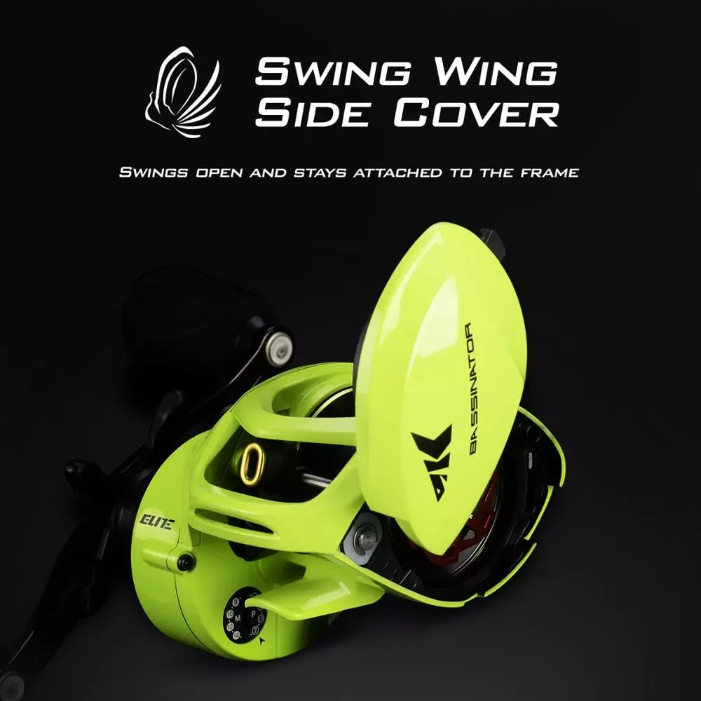 Carrete KastKing Bassinator Elite Ninja para Baitcasting
