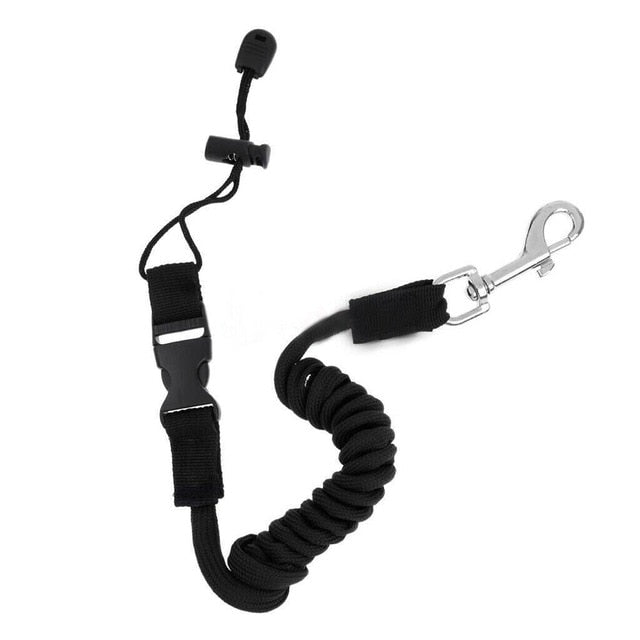 Cadena Correa Elástica Quick Snap Leash - Para Kayak y Bote - 2 uds