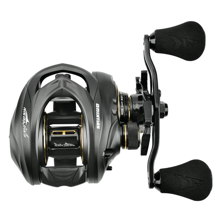 Carrete KastKing MegaJaws Elite de Baitcasting con Frenos AMB