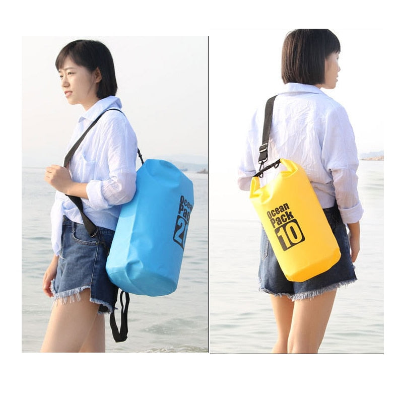 Bolsa Seca a Prueba de Agua con Tirantes - 10L y 20L