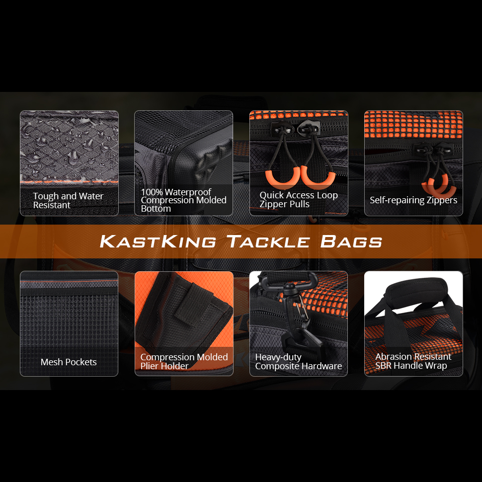 Bolso KastKing para Kayak y Embarcación - Tamaño Medio