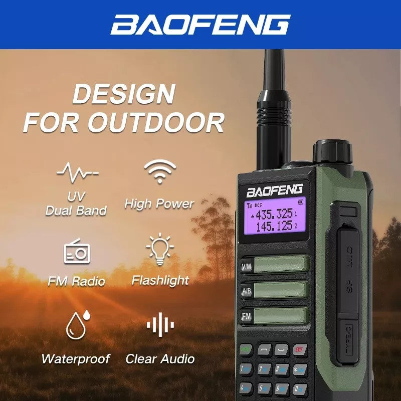Radio VHF/UHF Baofeng UV-16 PRO Dual-Band Waterproof USB-Type C