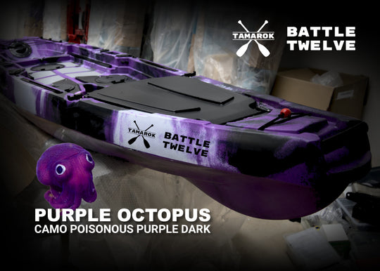 Kayak de Pesca Tamarok Battle Cruiser con Pedales 100% Equipado - 3era Gen