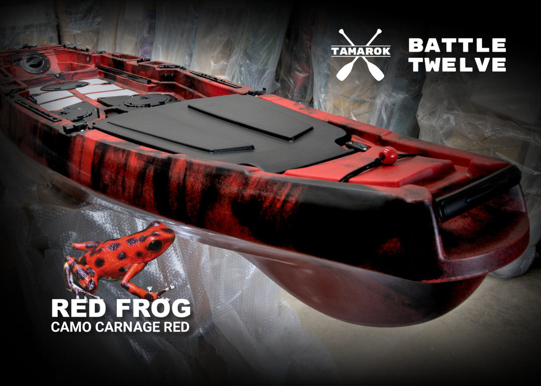 Kayak de Pesca Tamarok Battle Cruiser con Pedales 100% Equipado - 3era Gen