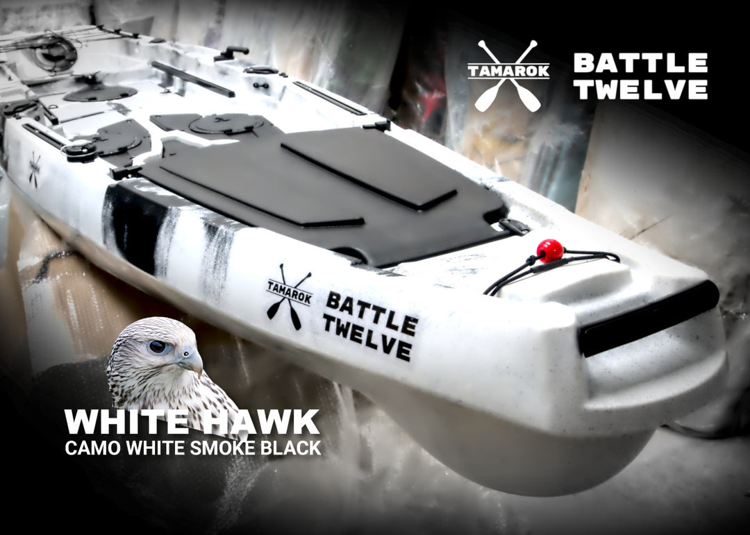 Kayak de Pesca Tamarok Battle Cruiser con Pedales 100% Equipado - 3era Gen