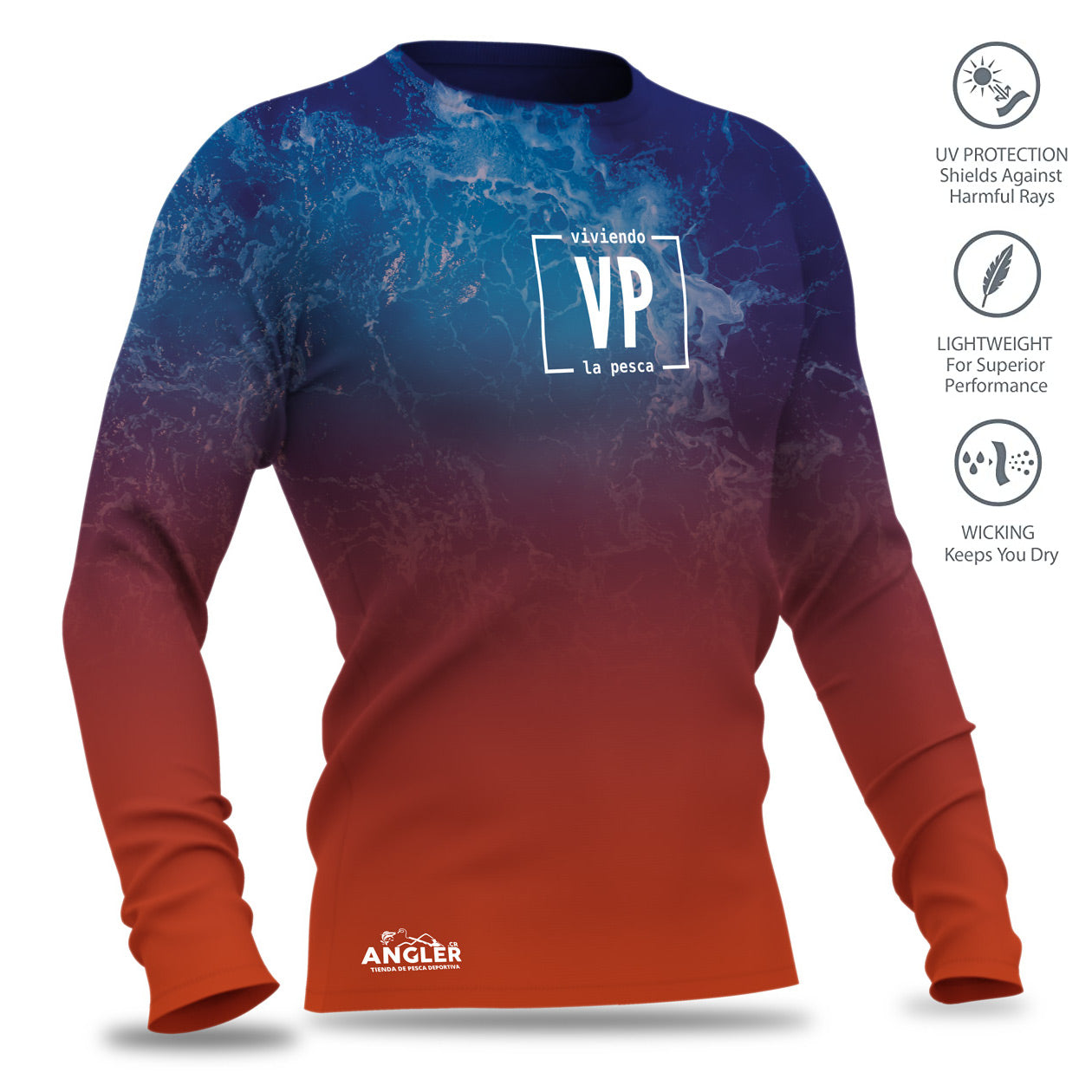 Camiseta Coastal Flagship con Protección UV, Secado Rápido, Respirable