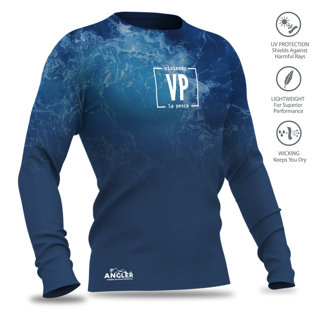 Camiseta Coastal Flagship con Protección UV, Secado Rápido, Respirable