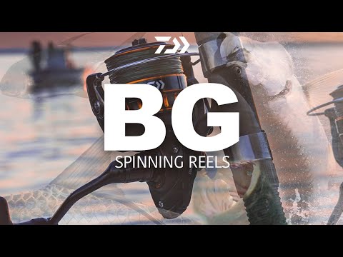 Carrete Daiwa BG Black Gold en Spinning - Apto para Agua Salada