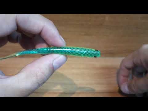 Señuelo Suave VP Baby Jerk Flush Tail 9cm - 5 unidades