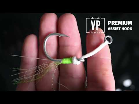 Anzuelo Asistente VP Premium Double Assist - Jigging, Glow, Flash, Solid, Kevlar - 2uds