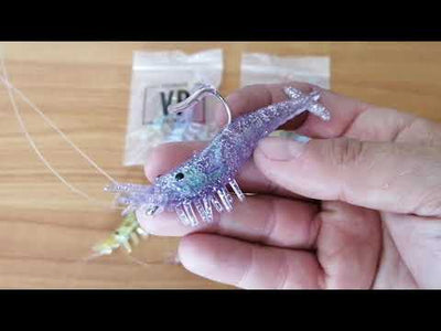 Señuelo Suave de Camarón VP Frosty Shrimp - 3 unidades