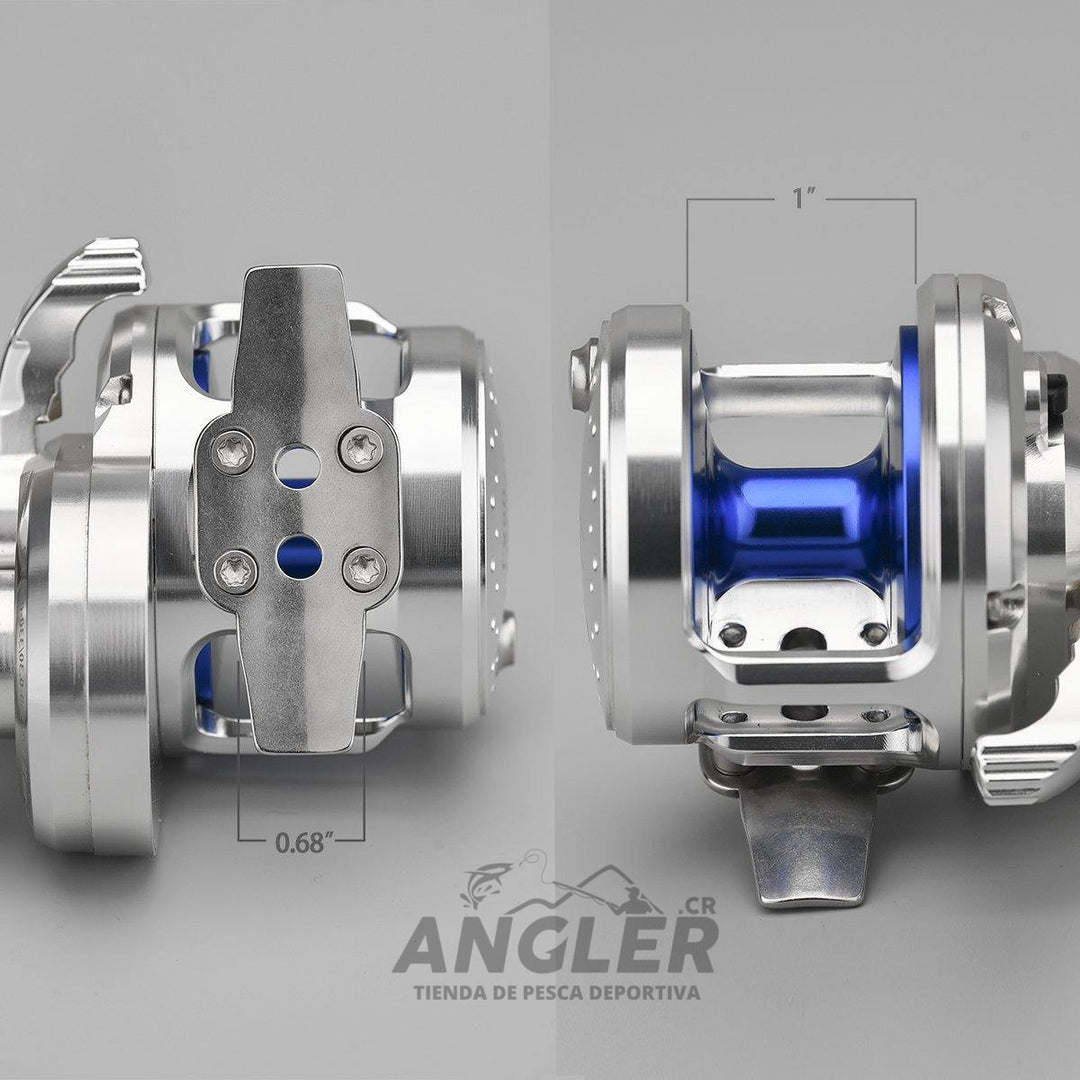 Carrete Gomexus LX50 para Slow Jigging 7.1:1 Lever Drag 60LB