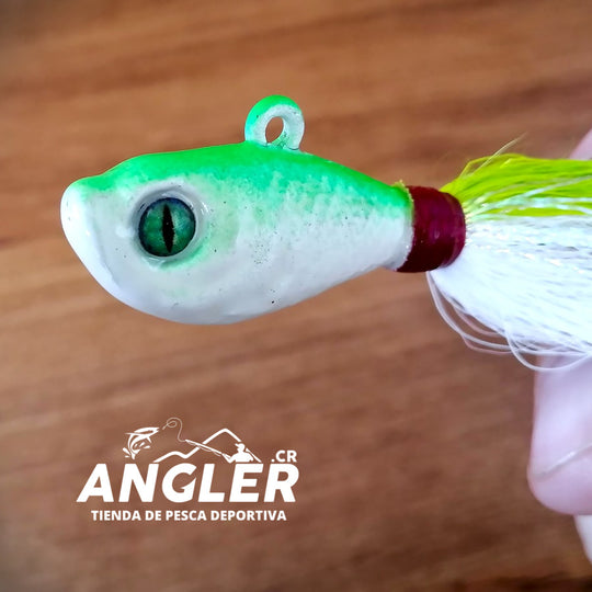 Señuelo Plumero MKN Bucktail Jig - Hecho en Costa Rica
