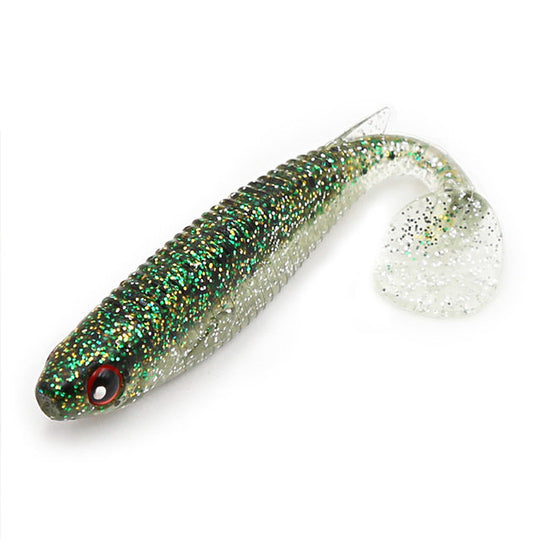 Señuelo Noeby Suave Minnow Shad Ojos Rojos - 10cm / 4 unidades