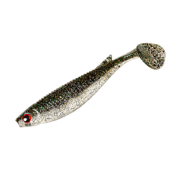 Señuelo Noeby Suave Minnow Shad Ojos Rojos - 10cm / 4 unidades