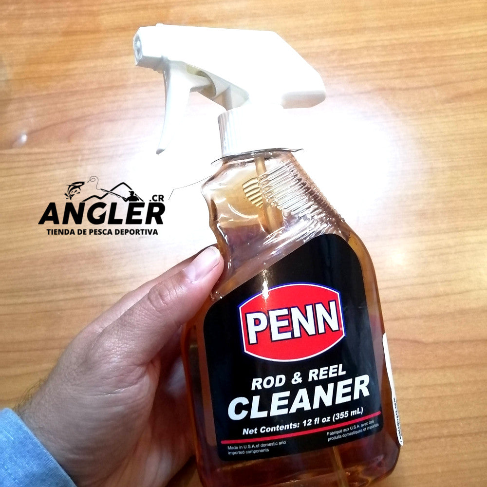 Limpiador Penn para Cañas y Carretes de Pesca - Spray 12 onzas –