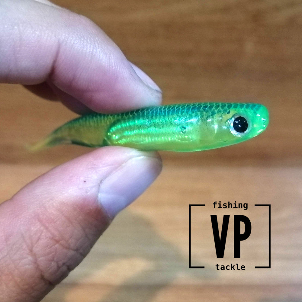 Señuelo Suave VP Baby Jerk Flush Tail 9cm - 5 unidades