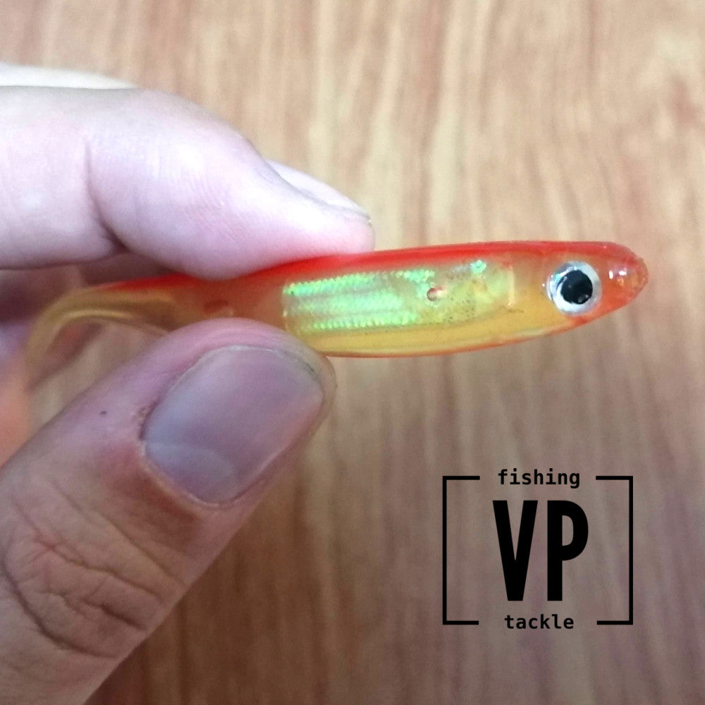 Señuelo Suave VP Baby Jerk Flush Tail 9cm - 5 unidades